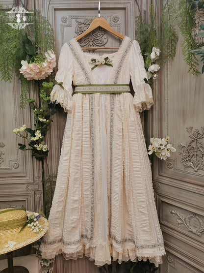 Miss Point - The Sally Gardens - Elegant Lolita Lotus Sleeves OP Dress