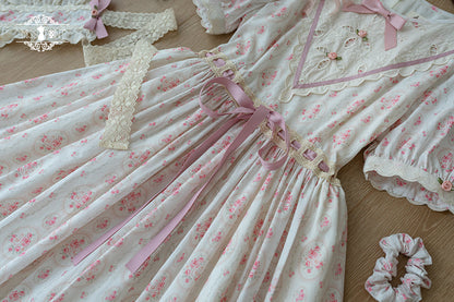 Miss Point - Happy Summer Elegant Lolita Floral OP Dress