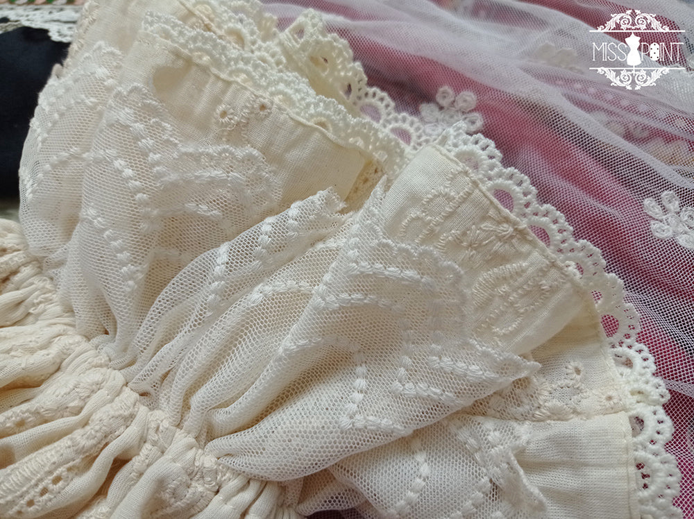 Miss Point - Rich Hymn - Lolita Bavarian Cotton Embroidered Blouse