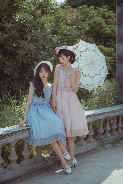 Miss point - Rhine Riverside - French Vintage Chiffon Lolita JSK