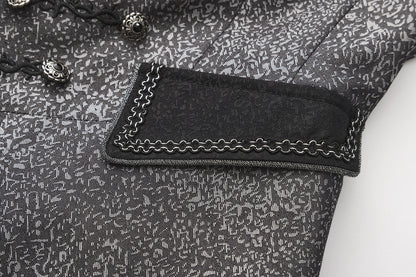 Immortal Thorn - Eternal Displaced Boundary - Ouji Lolita Vest Coat, Detachabl Back Trailing