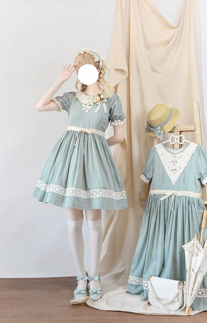 Miss Point - Customized Elegant Lolita OP Dress Cute Daily Girl Short Lolita Dress