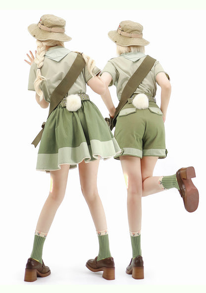 Piggy Bun - Bunny Trip - Ouji Lolita Green Cute Suits