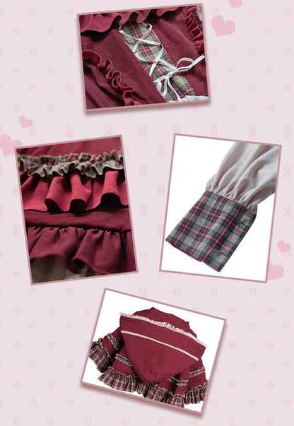 With PUJI - Little Red Riding Hood - Pastoral Lolita OP Fullset