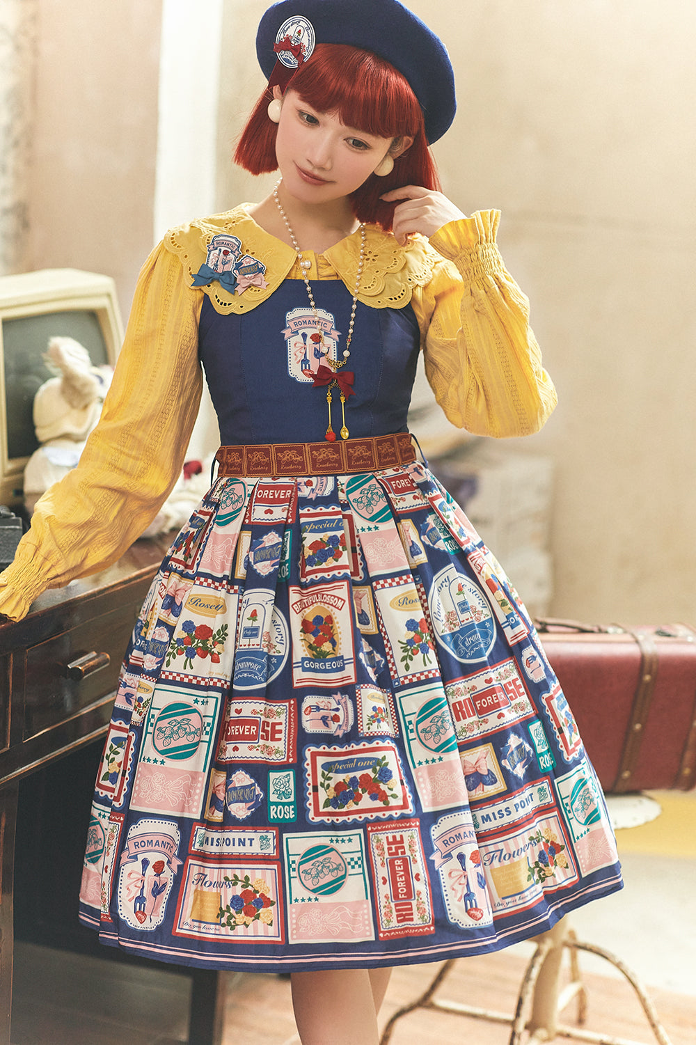 Miss Point - Vintage American Double-layer Lolita Blouse