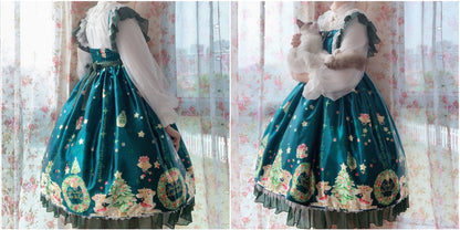 Kencrlo - Dim Moonlight - Classic Lolita Chiffon Yarn Inner Blouse