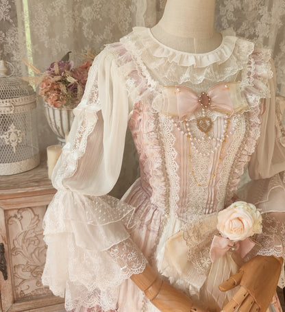 Garden Cat - Princess Sleeve Classic Lolita Blouse