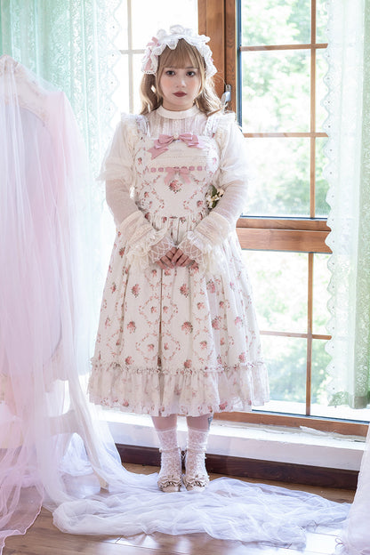 Miss Point - Customized Wood Rose 2.0 Elegant Vintage Jumper Dress