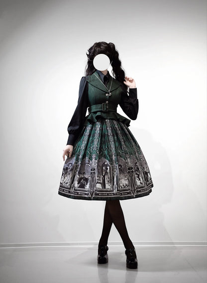 Frogic Studio - Magic Pharmacy - Vintage Lolita Vest Retro High-Waisted Lolita Vest