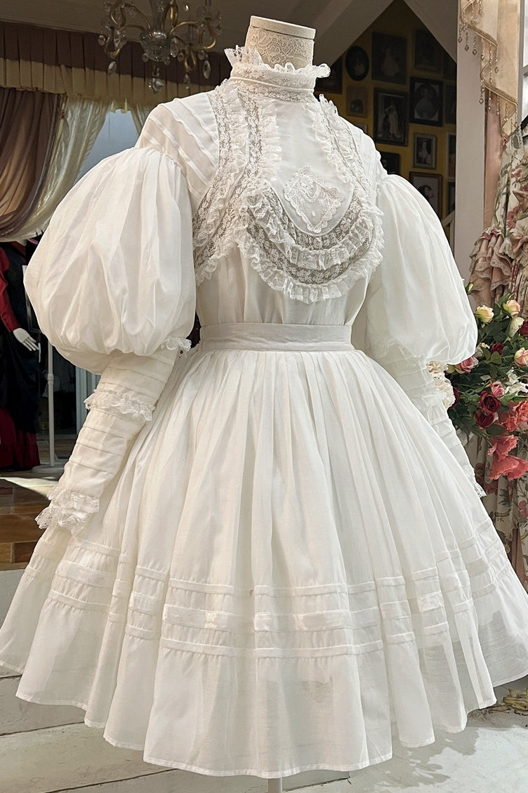 Lace Garden - Cool Summer - Vintage Lolita Victorian Shirt