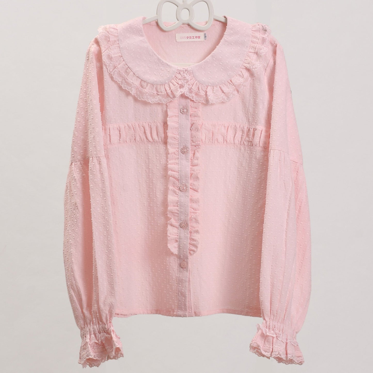 MIST - Tianmi - Sweet Lolita Blouse Long Sleeve Doll Collar Thin Shirt