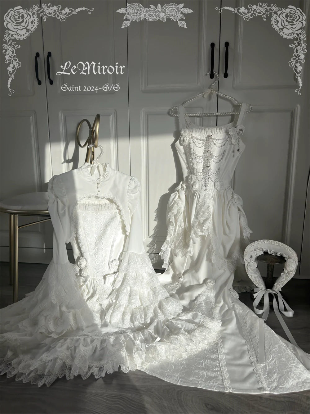 LeMiroir - Saint - Gothic Lolita Bolero Skirt Mermaid Dress Corset