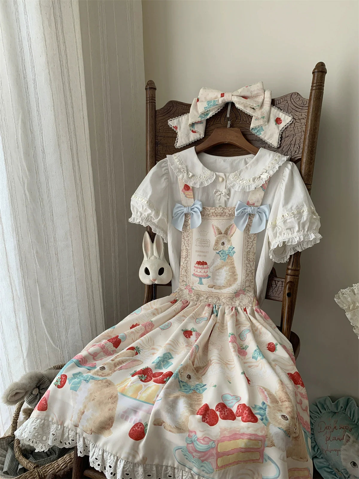 Dark Star Island - Honey Bunny Cake - Sweet Lolita JSK/OP/Strap SK/Shirt