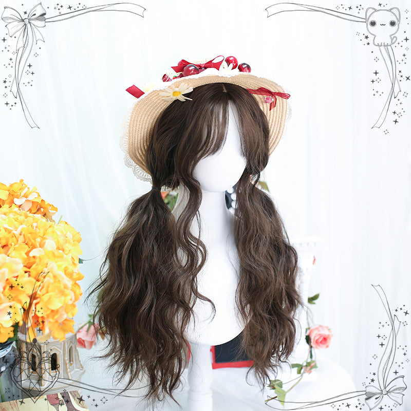 Dalao Home - Waffle - Lolita Splayed Bangs Curly Wig