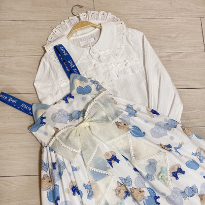 MIST - Sweet Lolita Blouse Doll Collar Multicolor