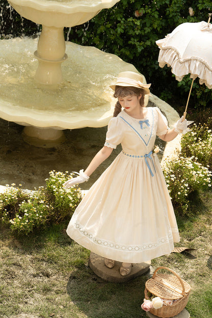 Miss Point - Happy Summer Elegant Lolita Floral OP Dress