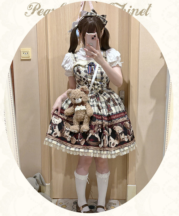 Mademoiselle Pearl - Pearl Doll Cabinet - Kawaii Lolita Plush Doll Bag with Outfit