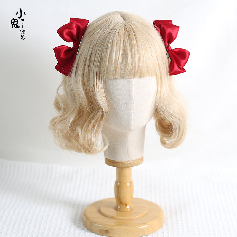 Xiaogui - Sweet Lolita Ponytail Lolita Bow Hair Clips