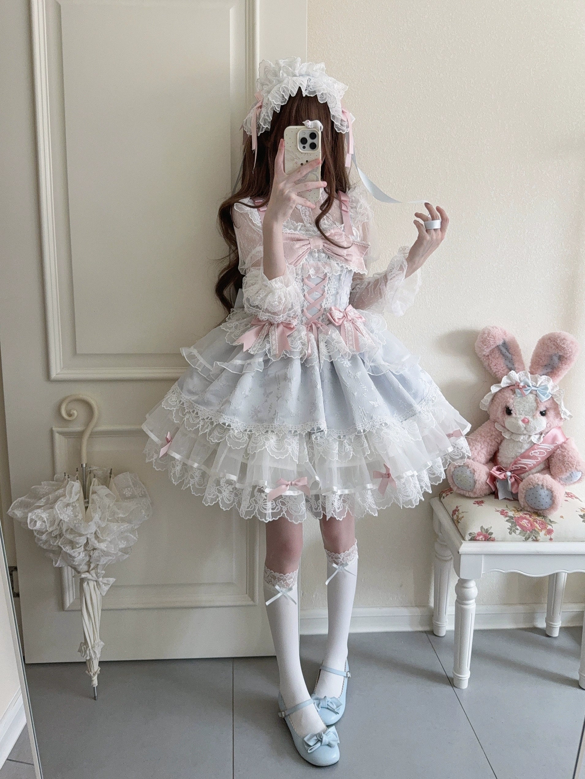 Sugar Girl- Fleeting Isle - Sweet Lolita Ballet Style Jumper Dress