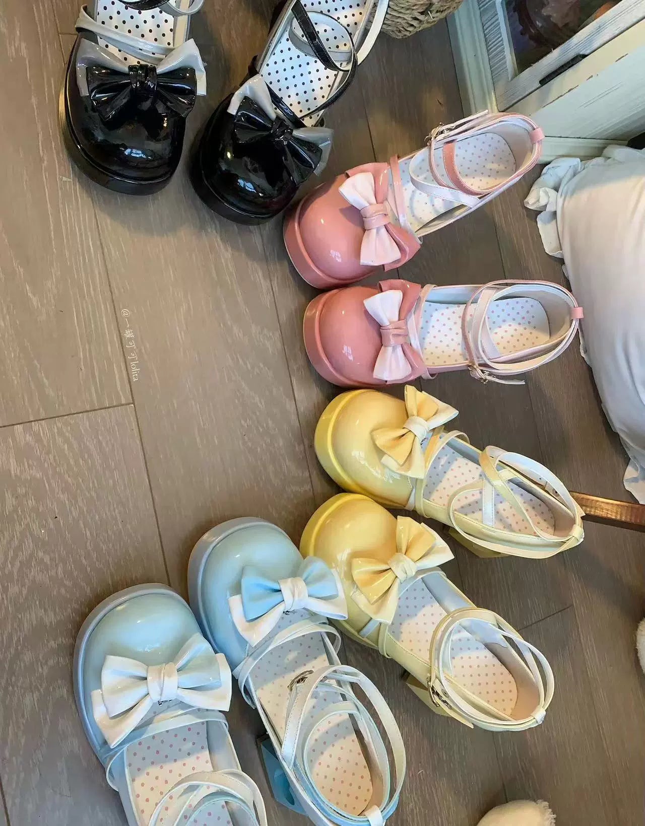 A Can of Cocoa - Heart Function - Sweet Lolita Shoes Gradient Color High Heels