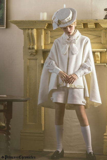 Princess Chronicles - Medieval Ouji Lolita Embroidered Cape