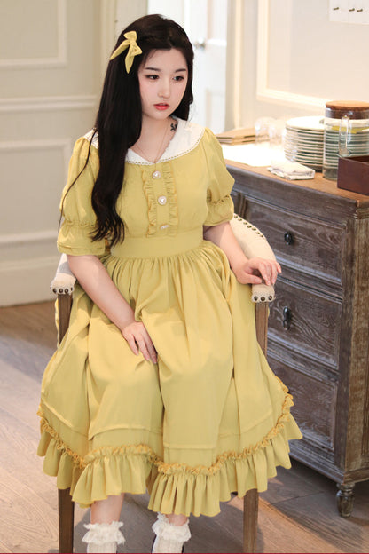 Sweet Wood - Plus Size Vintage Lolita OP Dress