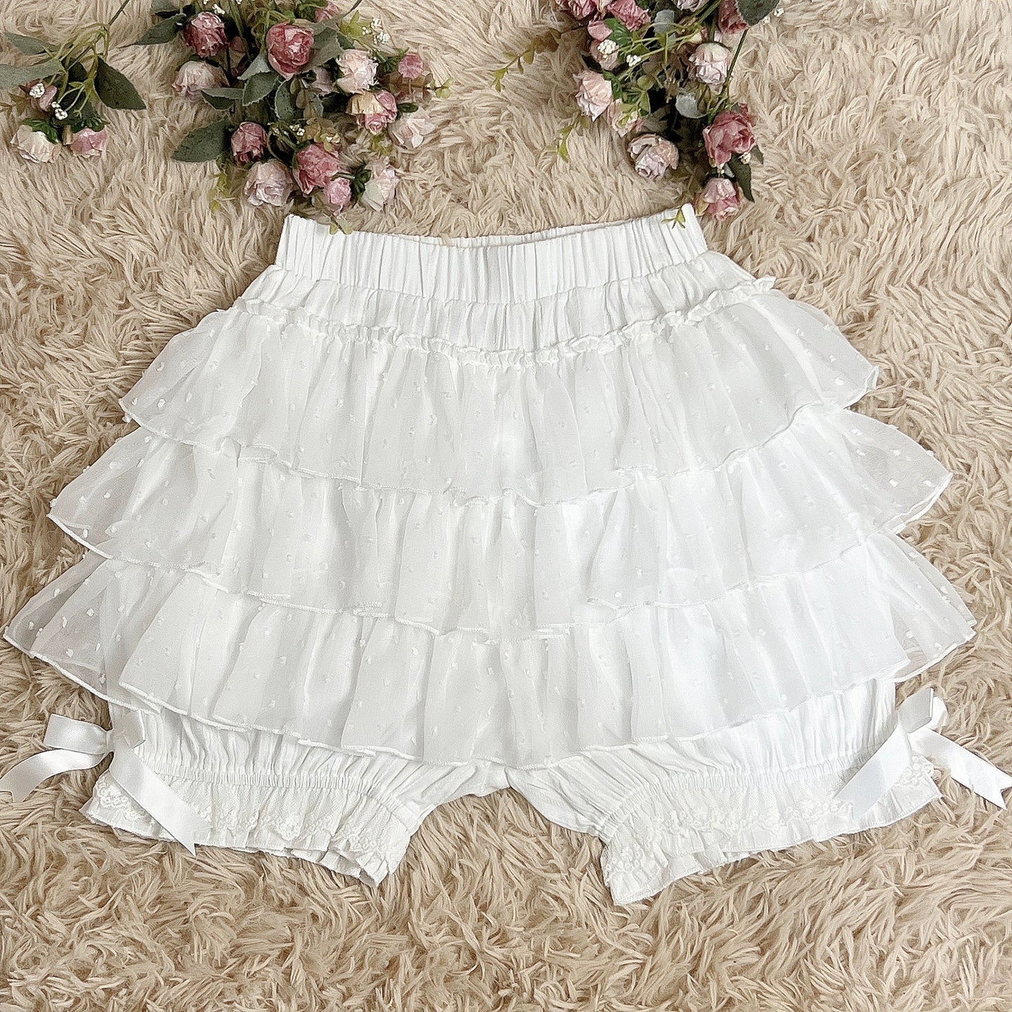 DMFS - Daily Lolita Bloomers Lace Cake Pants for Summer Wear