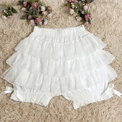 DMFS - Daily Lolita Bloomers Lace Cake Pants for Summer Wear