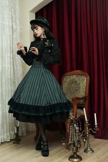 Miss Point - Custom-Made Lolita Elegant Stand Collar Lolita Shirt