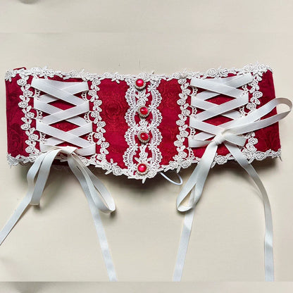 NanShengGe - Plus Size Lolita Lace Corset