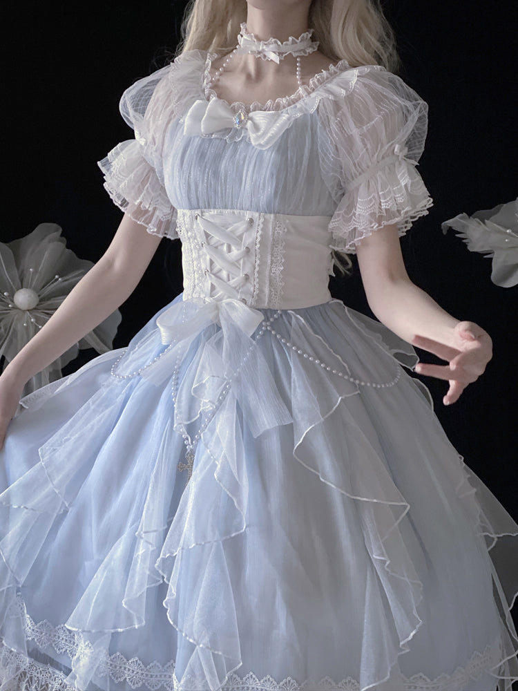 Your Princess - Mermaid Princess - Lolita Short Sleeve OP Dress
