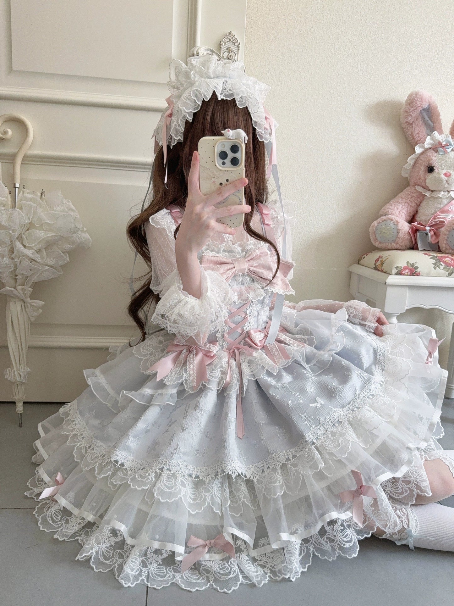 Sugar Girl- Fleeting Isle - Sweet Lolita Ballet Style Jumper Dress