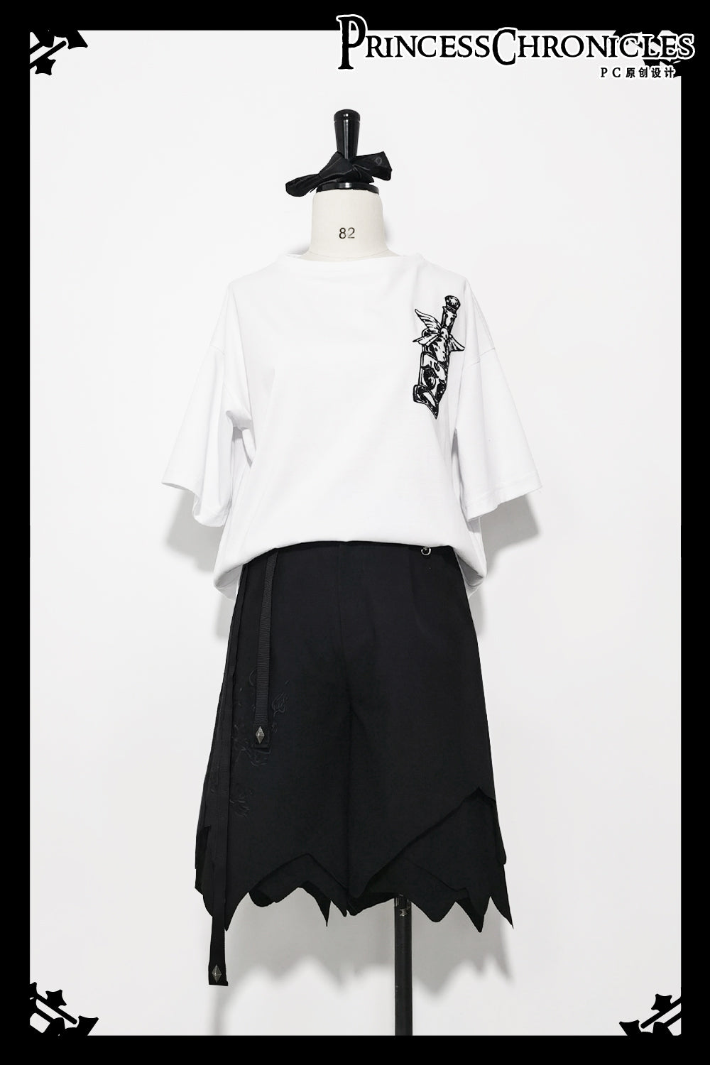 Princess Chronicles - Ouji Lolita White Short Sleeve Shirt