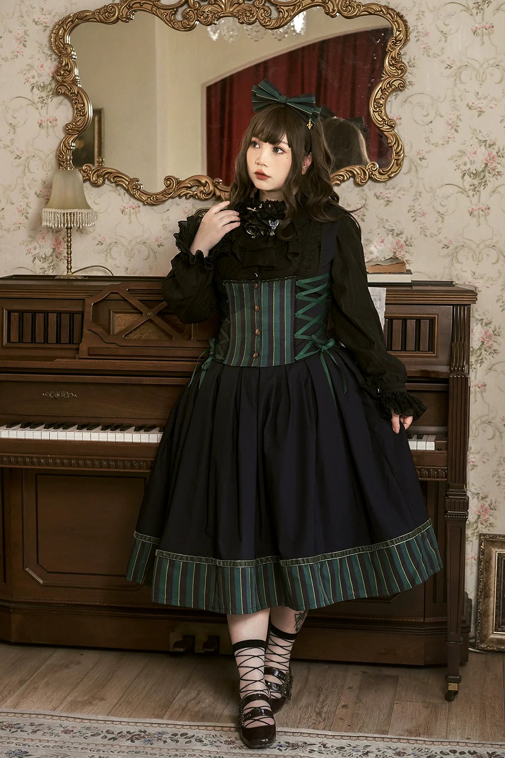 Miss Point - Custom-Made Lolita Elegant Stand Collar Lolita Shirt
