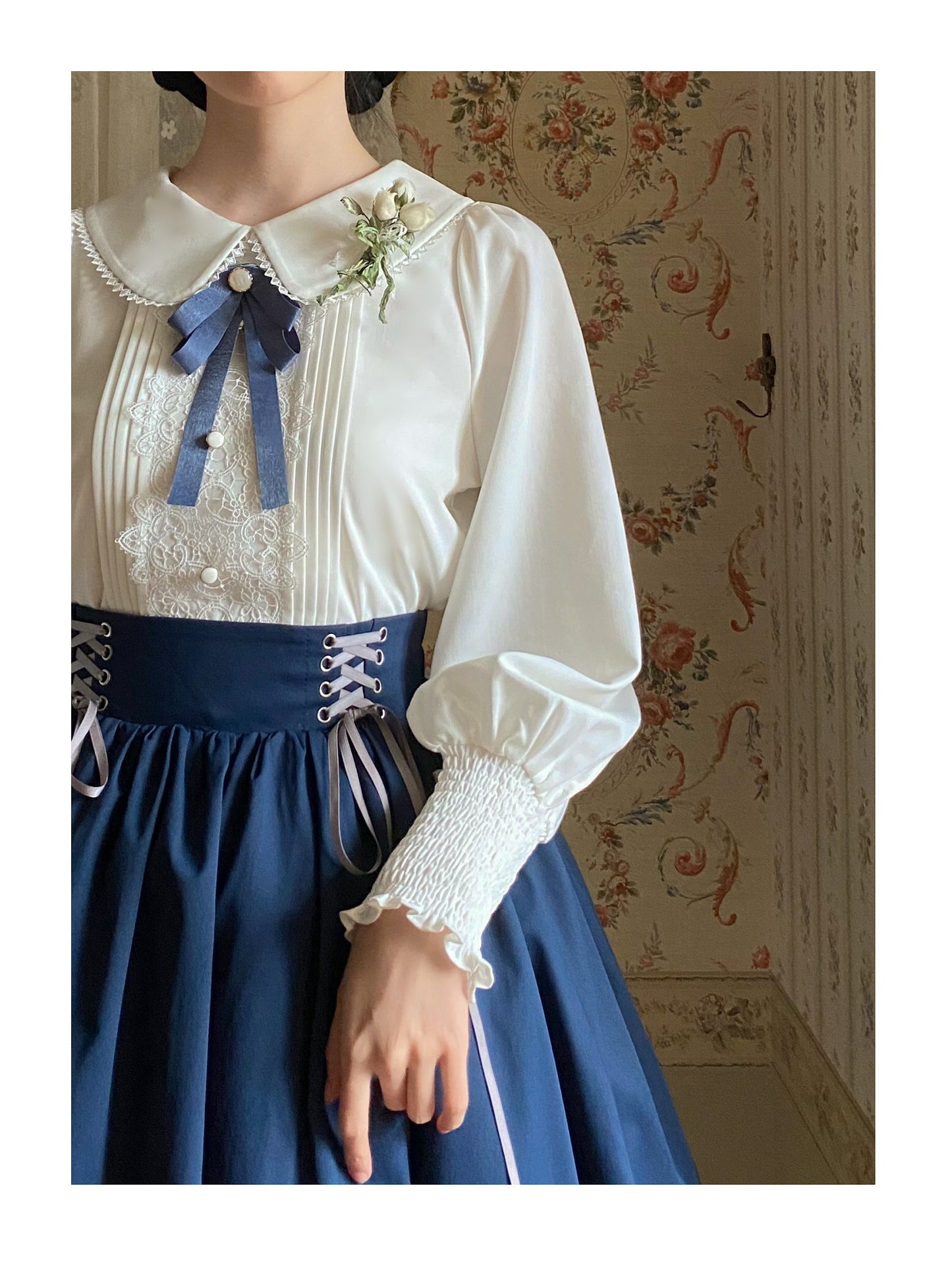 EESSILY - Countess's Autumn Tour - Retro Lolita Embroidery Long SK