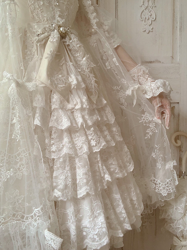 Sweet Wood - Secret Garden In Midsummer - Elegant Lolita Bridal JSK