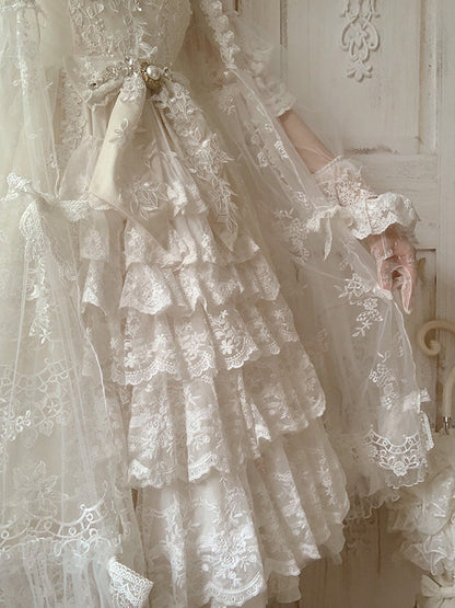 Sweet Wood - Secret Garden In Midsummer - Elegant Lolita Bridal JSK
