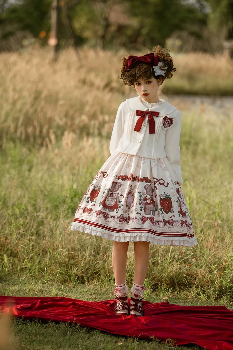Your Princess - Winter Gift - Kawaii Lolita JSK and Coat Set