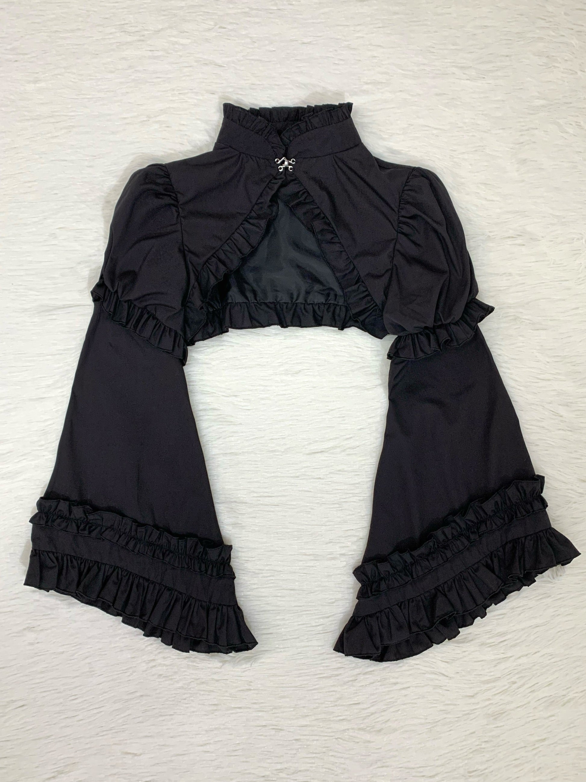 Mengfuzi - LiLith Accesspry Vintage Gothic Lolita Sleeves Bonnet Hairclips