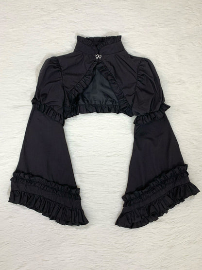 Mengfuzi - LiLith Accesspry Vintage Gothic Lolita Sleeves Bonnet Hairclips