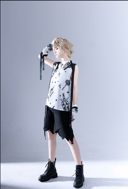 Princess Chronicles - Shadow Story - Sleeveless Daily Summer Shirt