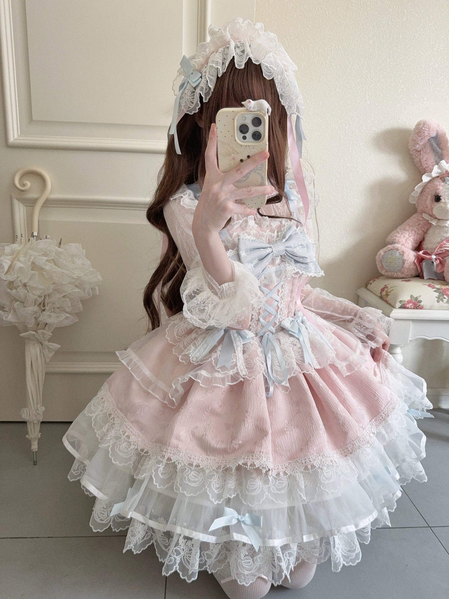 Sugar Girl- Fleeting Isle - Sweet Lolita Ballet Style Jumper Dress