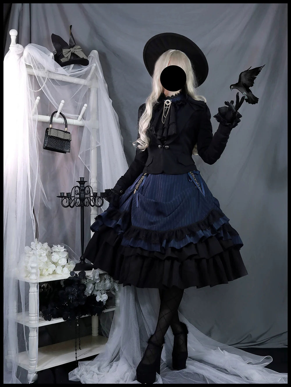 Miss Point - Perintz Manor - Gothic Lolita OP Long Sleeve Retro Lolita Dress
