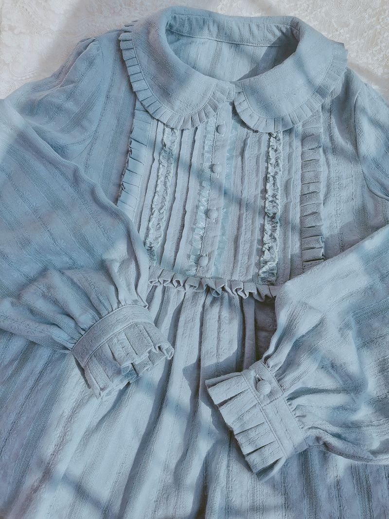 Yilia - J-fashion Ruffle Cotton Lolita Blouse