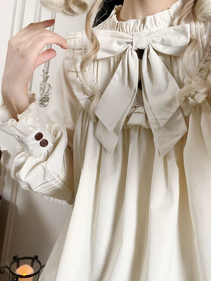 Uncle's Workshop - Lullaby - Cotton Lolita OP Dress Kawaii Lolita Bloomers