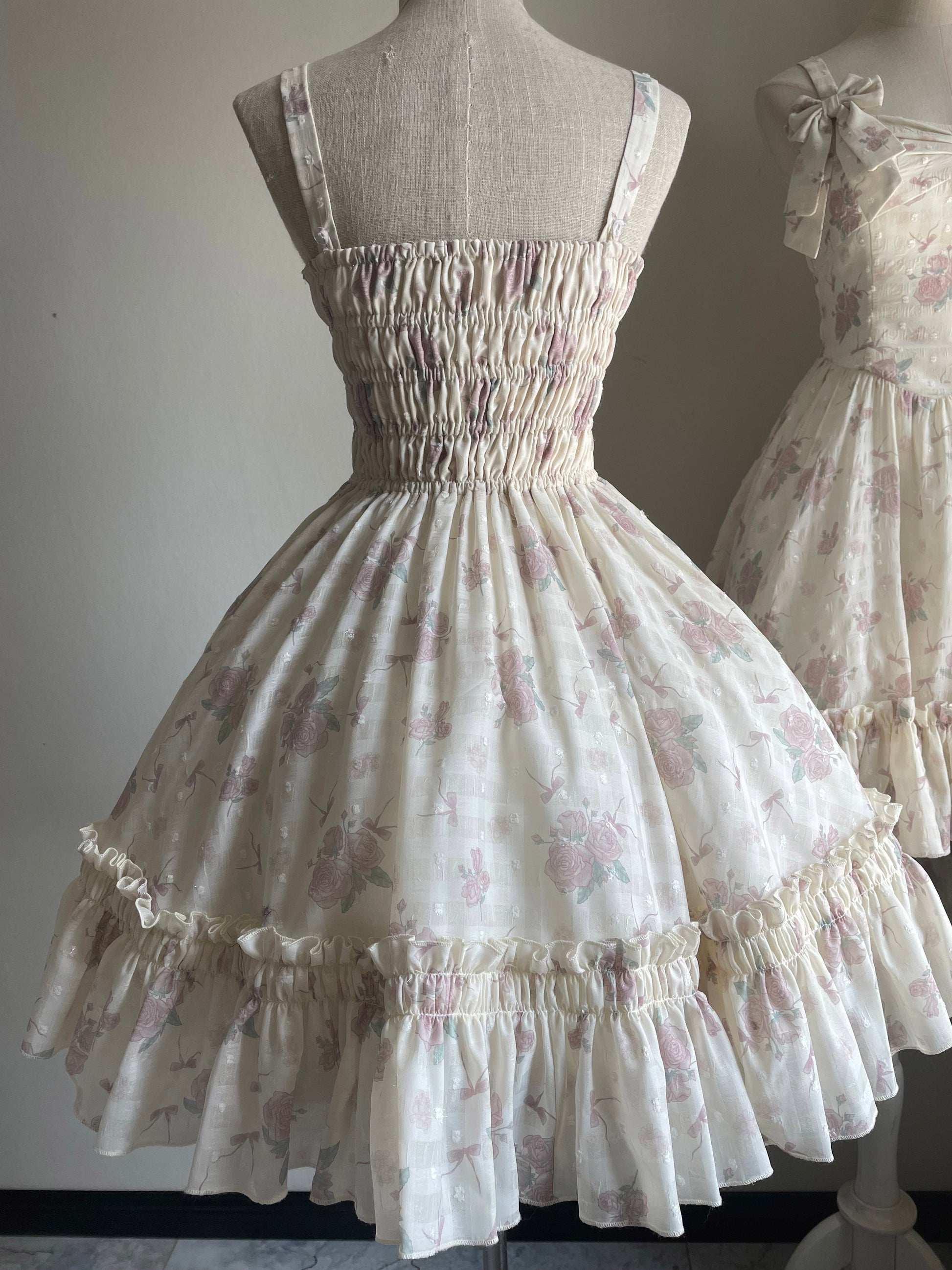 KuMa Lolita - Twilight Rose - Sweet Lolita Dress Sweater and JSK