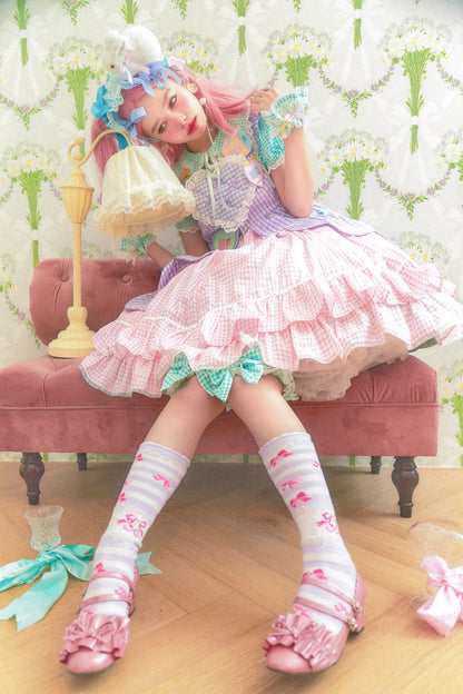 Fluff Mollie - Split Pea Breakfast - Kawaii Lolita Cotton JSK