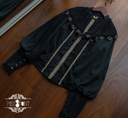 Miss Point - Demon Hunting Notes - Elegant Lolita Blouse Ruffled Collar