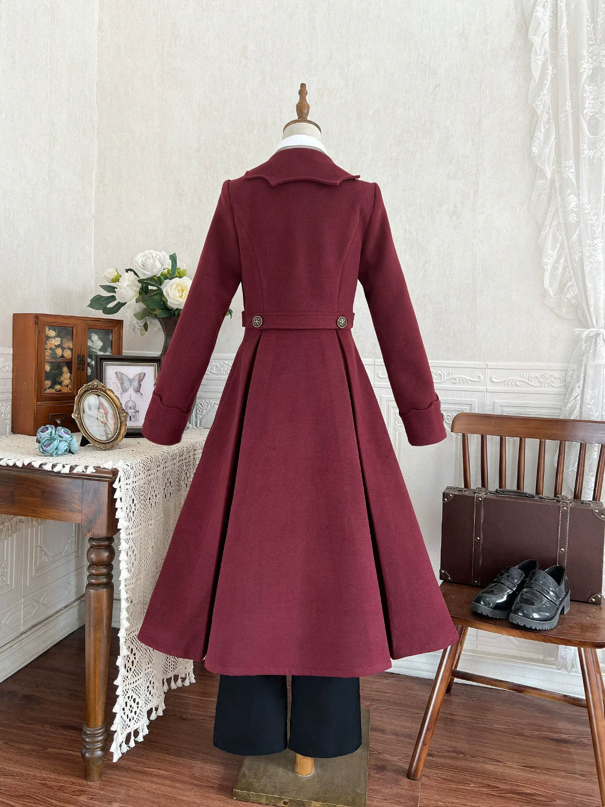 Cornfield Lolita - The Legend of Dracula - Gothic Ouji Lolita Winter Coat Set