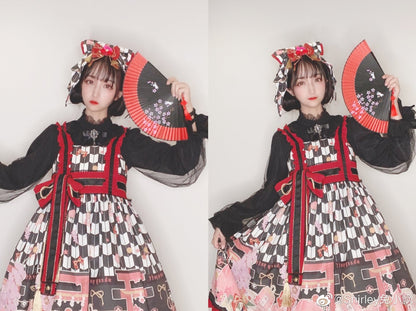 Kencrlo - Dim Moonlight - Classic Lolita Chiffon Yarn Inner Blouse